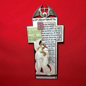 Enesco Light and Life Cross Hanging Wall Decor 2004